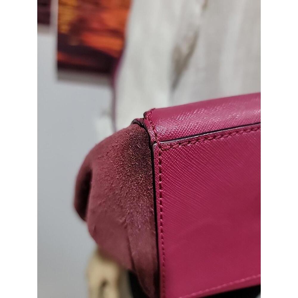 Kate Spade, Laurel Wesley Place CrossBody Shoulder Top Handle Bag burgundy #CB3 - Picture 15 of 15